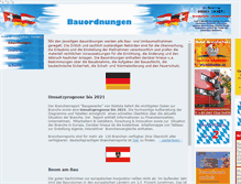Tablet Screenshot of bauordnungen.de